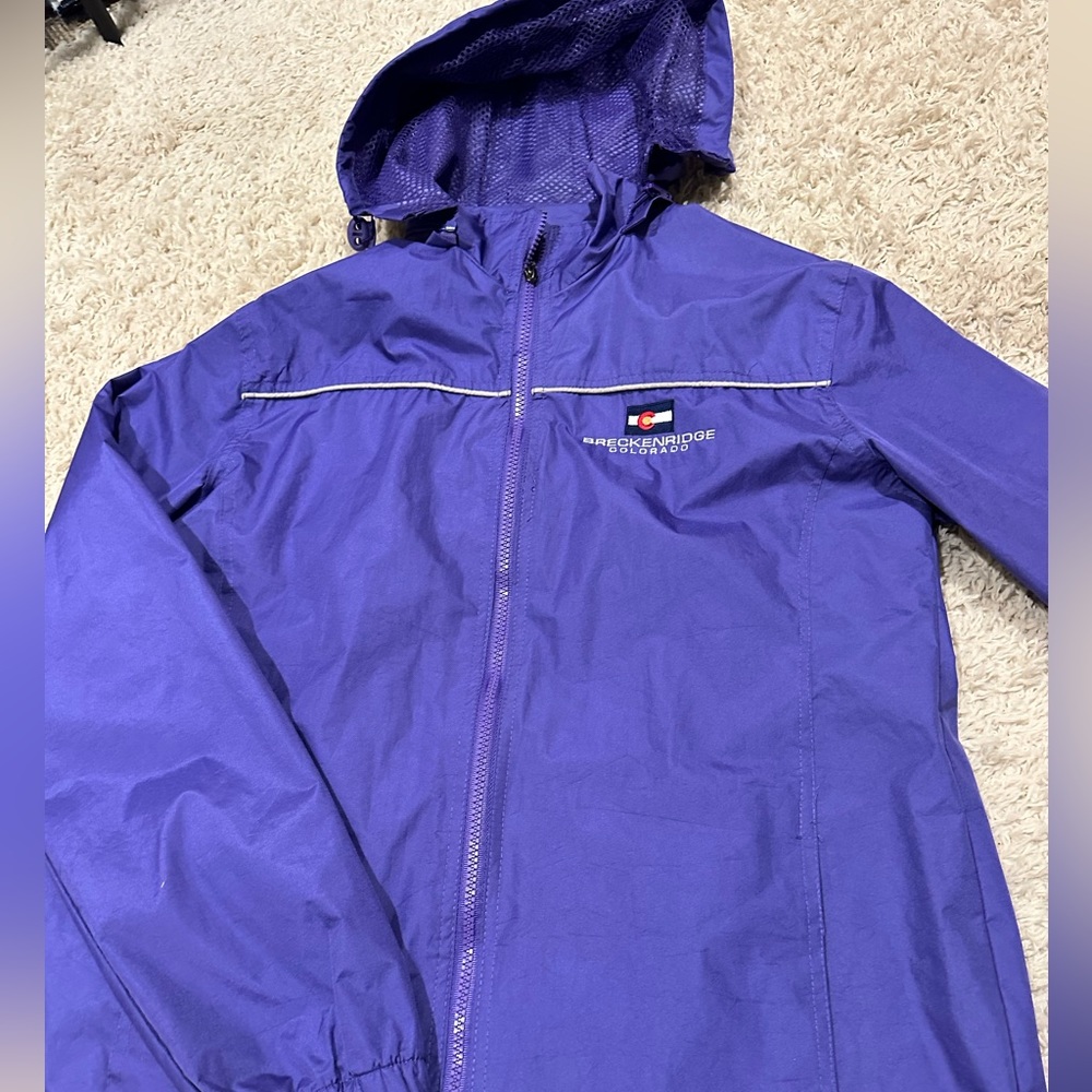 Purple rain jacket
